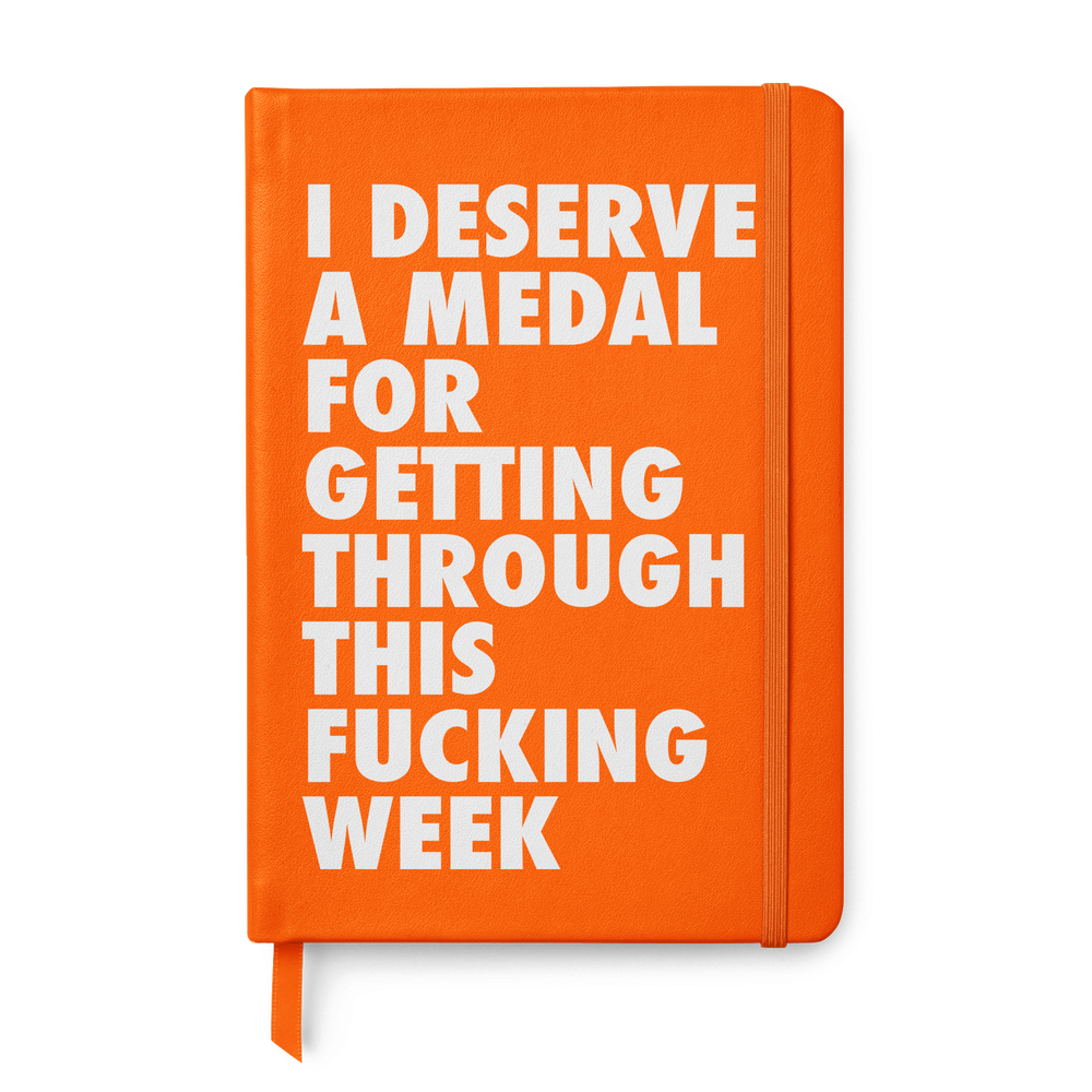 Deserve Medal Leather Style Notebook #4 image